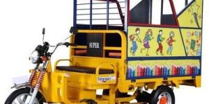 Three Wheeler Electric School Van