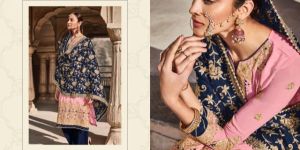 Shree Fabs Mutiyar Remix Party Wear Georgette Dress Material