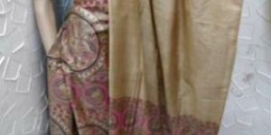 Unstitched Silk Madhubani Print Suit