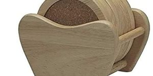 Wooden Coaster with Stand