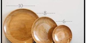 Wooden Round Plate