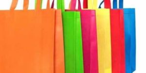 Plain Non Woven Loop Handle Bag