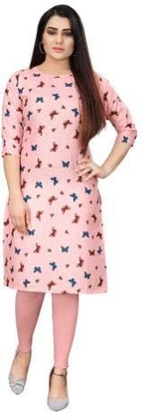Pink Cotton Kurti