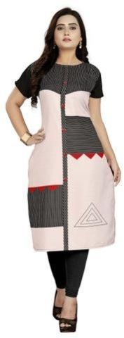 Printed Crepe Kurti