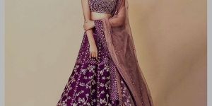 Purple Lehenga Choli
