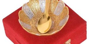 German Fashionable Cutlery Silver with Gold Set