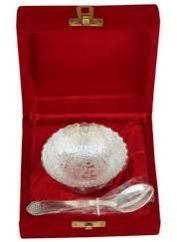 German Cutlery Silver Bowl with Spoon