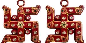 Wooden Swastik for All Festival and Decoration