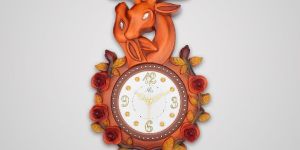 Deer Head Wall Clock