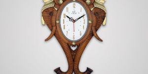 Elephant Head Wall Clock