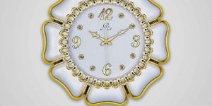 Flower Shape Wall Clock