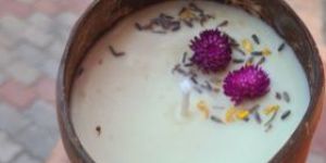 Coconut Shell Candles