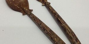 Coconut Shell Spoon and Fork