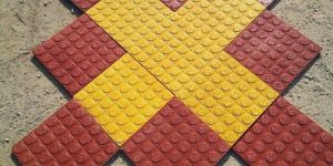 Outdoor Chequered Tiles