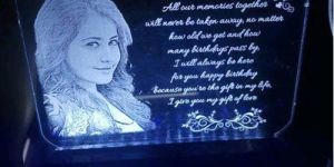 Crystal Engraved Craft