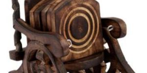 Wooden Rocking Chair Coaster