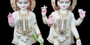 Marble Laxmi Narayan Statue