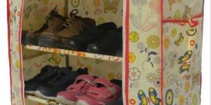 4 Layer Shoe Rack with Cover