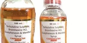 Terbutaline Sulphate Bromhexine HCl Guaiphenesin and Menthol Syrup