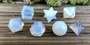 Sacred Blue Stone Geometry Set