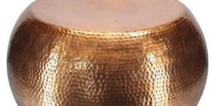 Round Copper Coffee Table