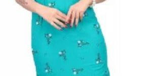 Women Light Blue Nighty