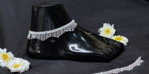 Modern Silver Anklets