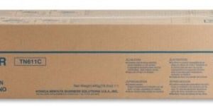 Konica Minolta TN611C Laser Toner Cartridge
