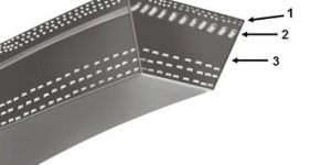 Raw Edge Laminated Belts