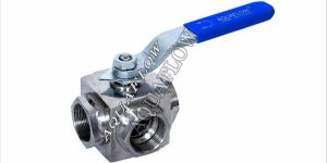 Stainless Steel 3 Way Barstock Ball Valve