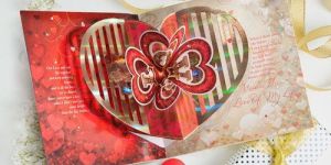 Valentine Day POP up Greeting Card