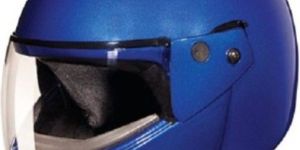 Studds Ninja Pastel Plain Flame Blue Helmet