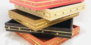 Wooden Leather Pasting Tray