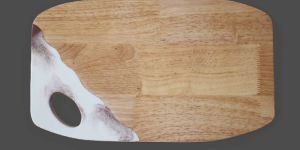 White Marble Rectangular White Wood Chopping Boards