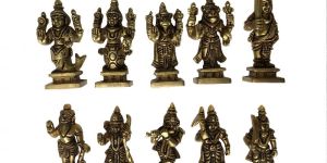Brass Dashavatar Statue