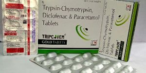 Trypsin-chymotrypsin, Diclofenac & Paracetamol Tablets