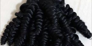 Machine Weft Kinky Curly Hair