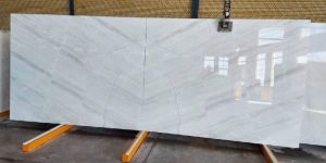 White Polished Marble Slab