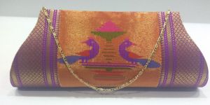 Pure Paithani Clutch