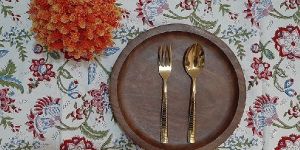 Hand Block Printed Cotton Tablecloth