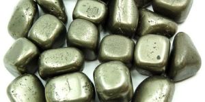 Golden Pyrite Tumbled