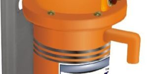 Orange Electric Geyser