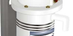 White Electric Geyser