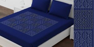 Hand Work Premium King Size Bedsheet