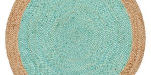 Safavieh Braided Jute Mint Green Rugs