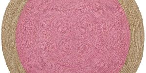 Safavieh Braided Jute Pink Rugs