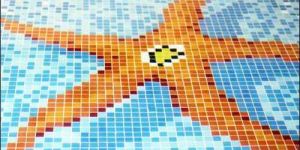 Glass Mosaic Swimming Pool Mural