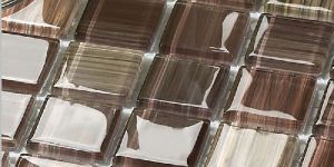 Hand Painted Glass Mosaic Tile