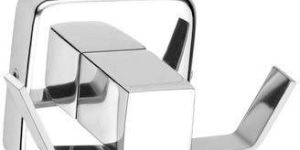 SS 202 Double Robe Hook