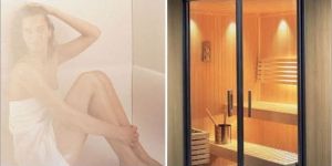Steam Sauna Shower Glass Cabin